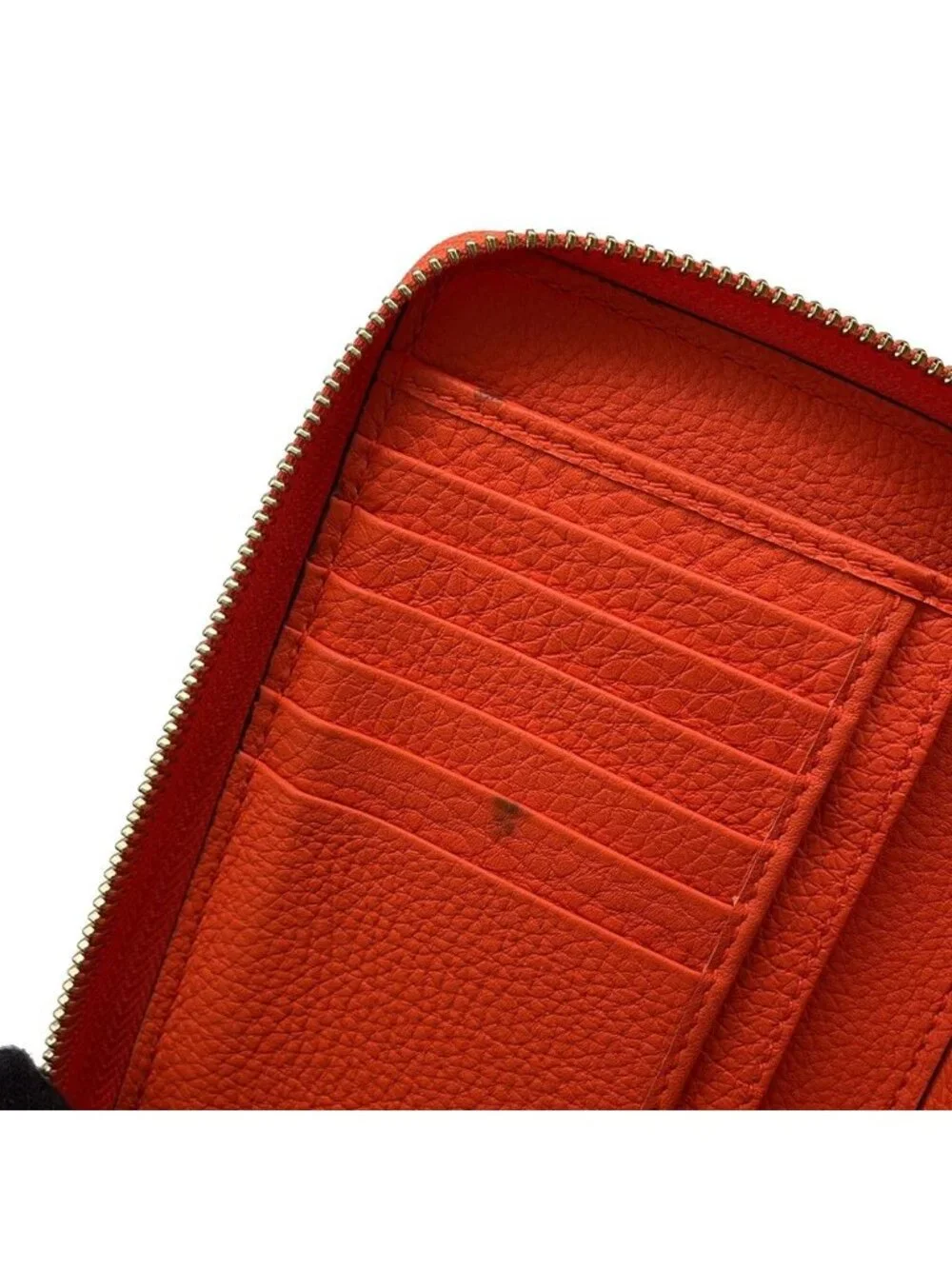 Gucci Bifold Wallet Zip Around Logo Leather